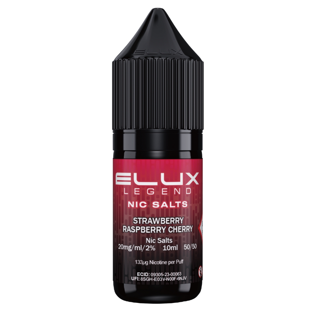 Elux Legend Strawberry Raspberry Cherry 10mg Nic Salts